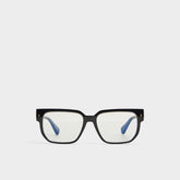 Aldo Nightfall Black Men's Rectangle - Non-prescription reading glasses Black