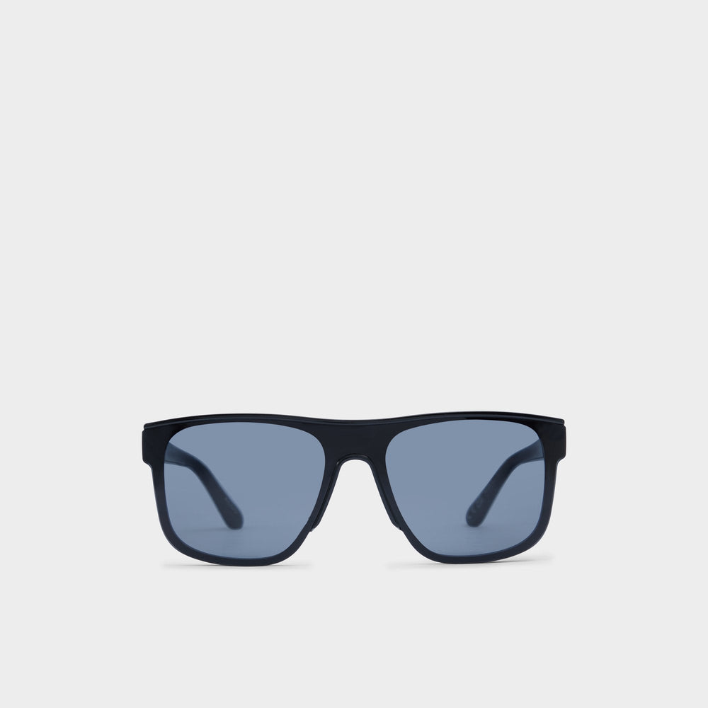 Aldo Tervetes Black Men's Shield - Rectangle sunglasses Black
