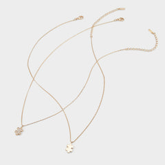 Aldo Besties Gold/Clear Multi Women's Necklaces - Gift set Gold/Clear Multi