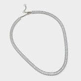 Aldo Maliana Silver/Clear Multi Women's Necklaces - Choker necklace Silver/Clear Multi