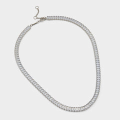 Aldo Maliana Silver/Clear Multi Women's Necklaces - Choker necklace Silver/Clear Multi