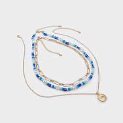 Aldo Menkalinan Dark Blue Women's Necklaces - Necklace Dark Blue