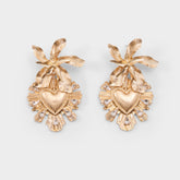 Aldo Scarllett in Gold Clear Multi - Chandelier earrings Gold/clear multi