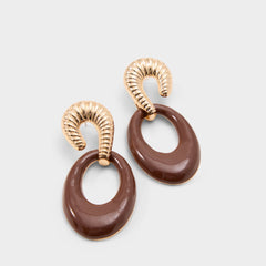 Aldo Gemellina in Light Brown - Chandelier earrings Light brown