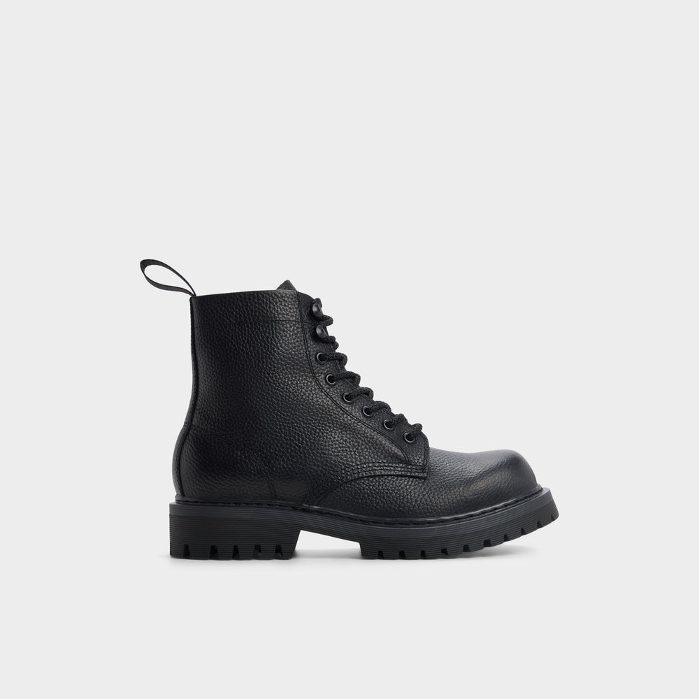 Aldo Doublezero in Other Black - Combat boot, Lug sole Other black