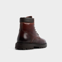 Aldo Draco in Medium Brown - Combat boot, Lug sole Medium brown