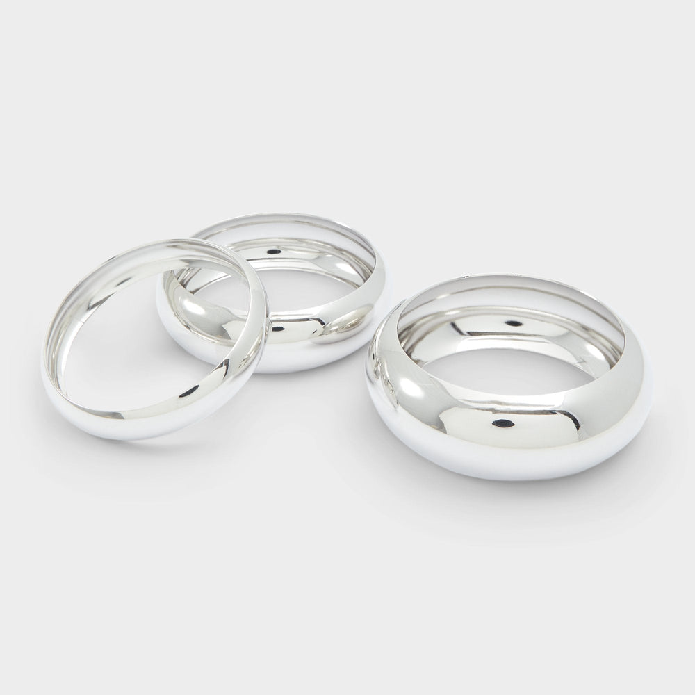 Aldo Bena Silver Women's Rings - Bracelet Silver
