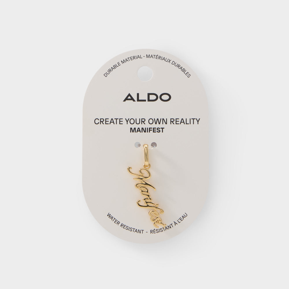 Aldo Manifesto in Gold - Jewelry charm Gold