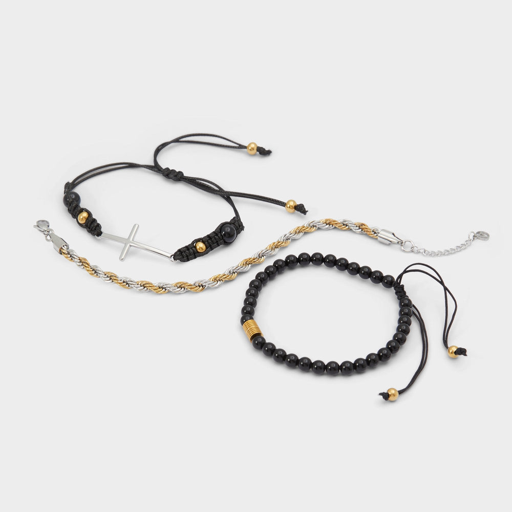Aldo Waoron Black/Gold Multi Men's Jewelry - Bracelet Black/Gold Multi