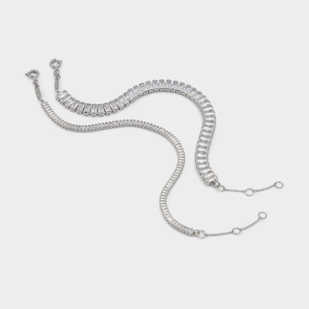 Aldo Lagodi Silver/Clear Multi Women's Cubic Zirconia - Bracelet Silver/Clear Multi