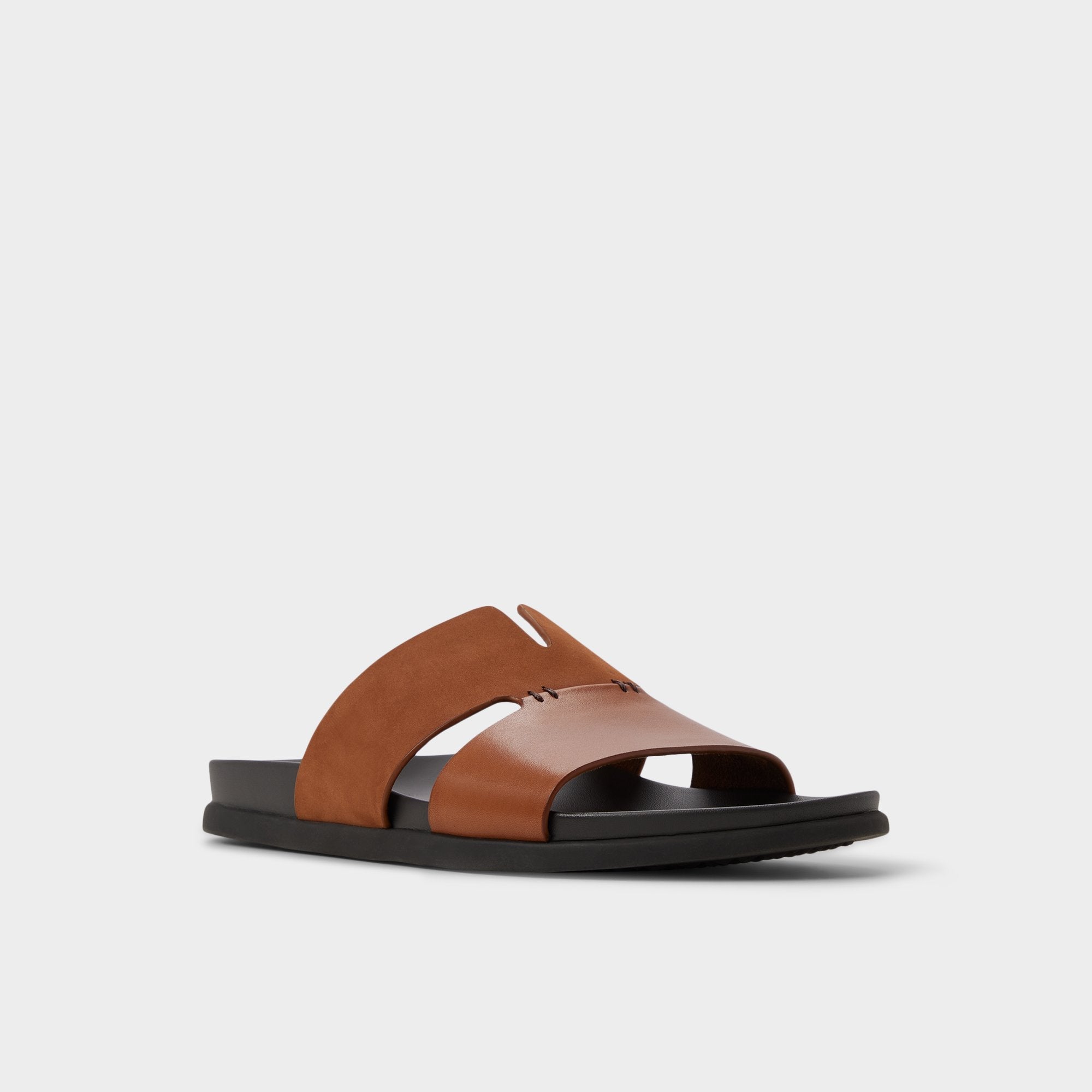 Aldo Marcelo in Cognac - Slide sandal Cognac