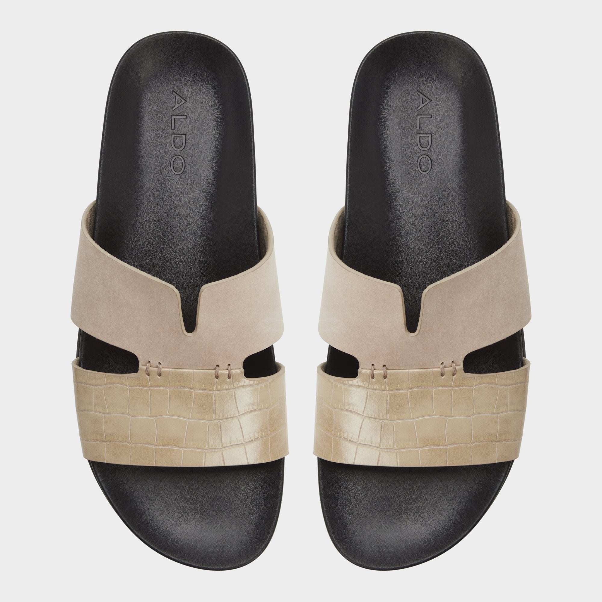 Aldo Marcelo in Taupe - Slide sandal Taupe