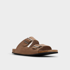 Aldo Agustin in Dark Beige - Slide sandal Dark beige