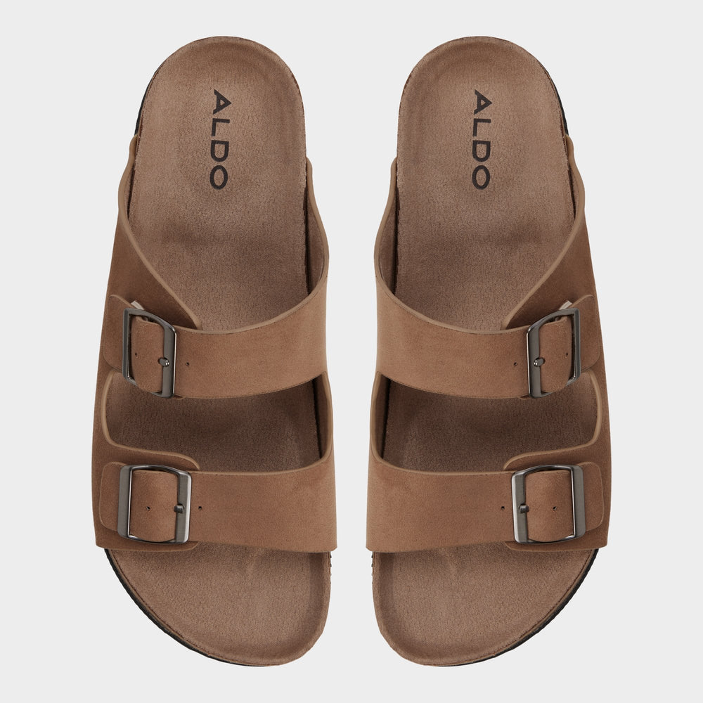 Aldo Agustin in Dark Beige - Slide sandal Dark beige