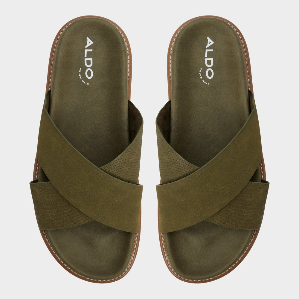 Aldo Marrin in Olive - Slide sandal Olive