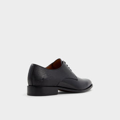Aldo Halbart Black Leather Embossed Men's Oxfords & Lace-ups - Oxford shoe Black