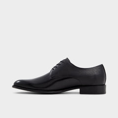 Aldo Halbart Black Leather Embossed Men's Oxfords & Lace-ups - Oxford shoe Black