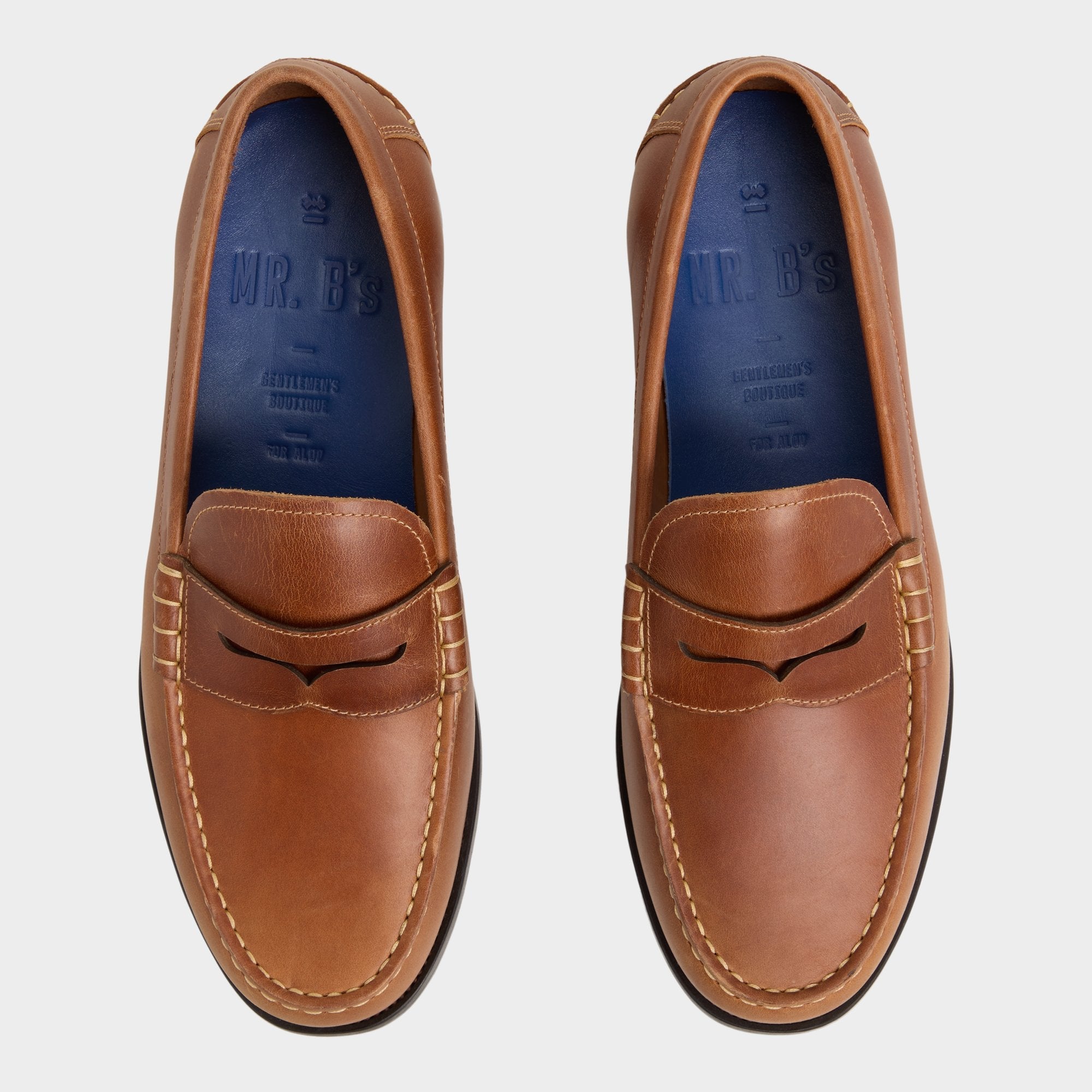 Aldo Jarom in Cognac - Loafer Cognac