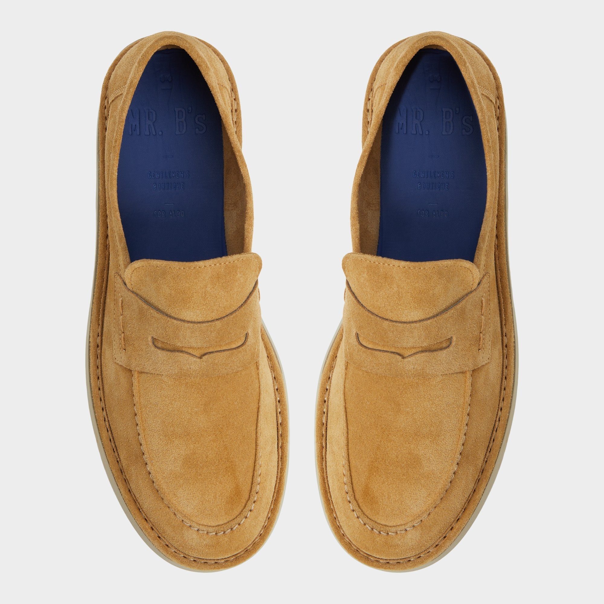 Aldo Iver Light Brown Men's Dress Shoes - Loafer Light Brown