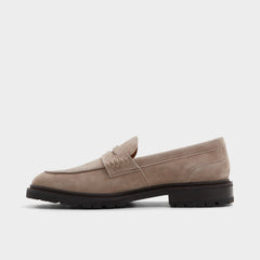 Aldo Aleris Brown Men's Dress Shoes - Loafer, Lug sole Brown