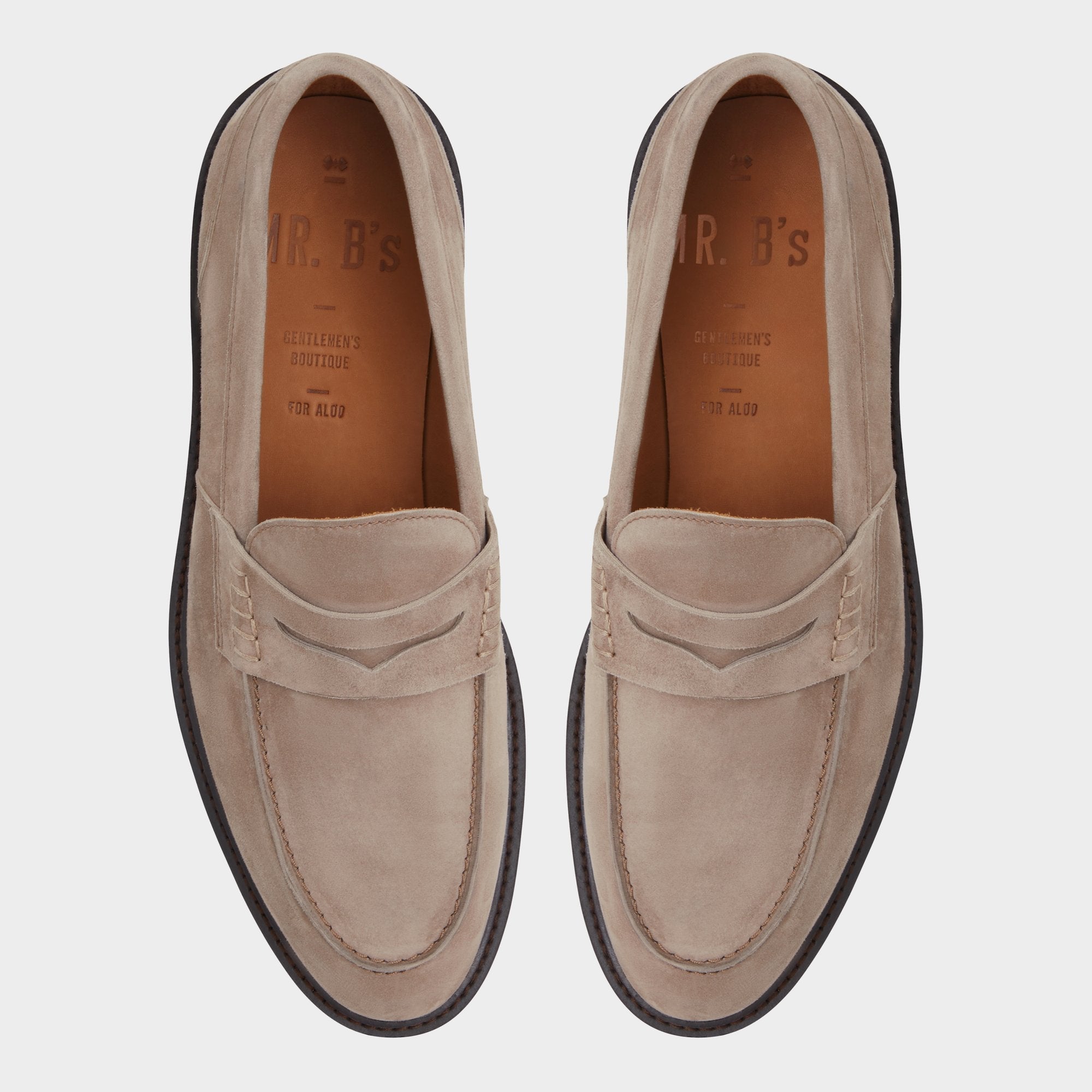 Aldo Aleris Brown Men's Dress Shoes - Loafer, Lug sole Brown