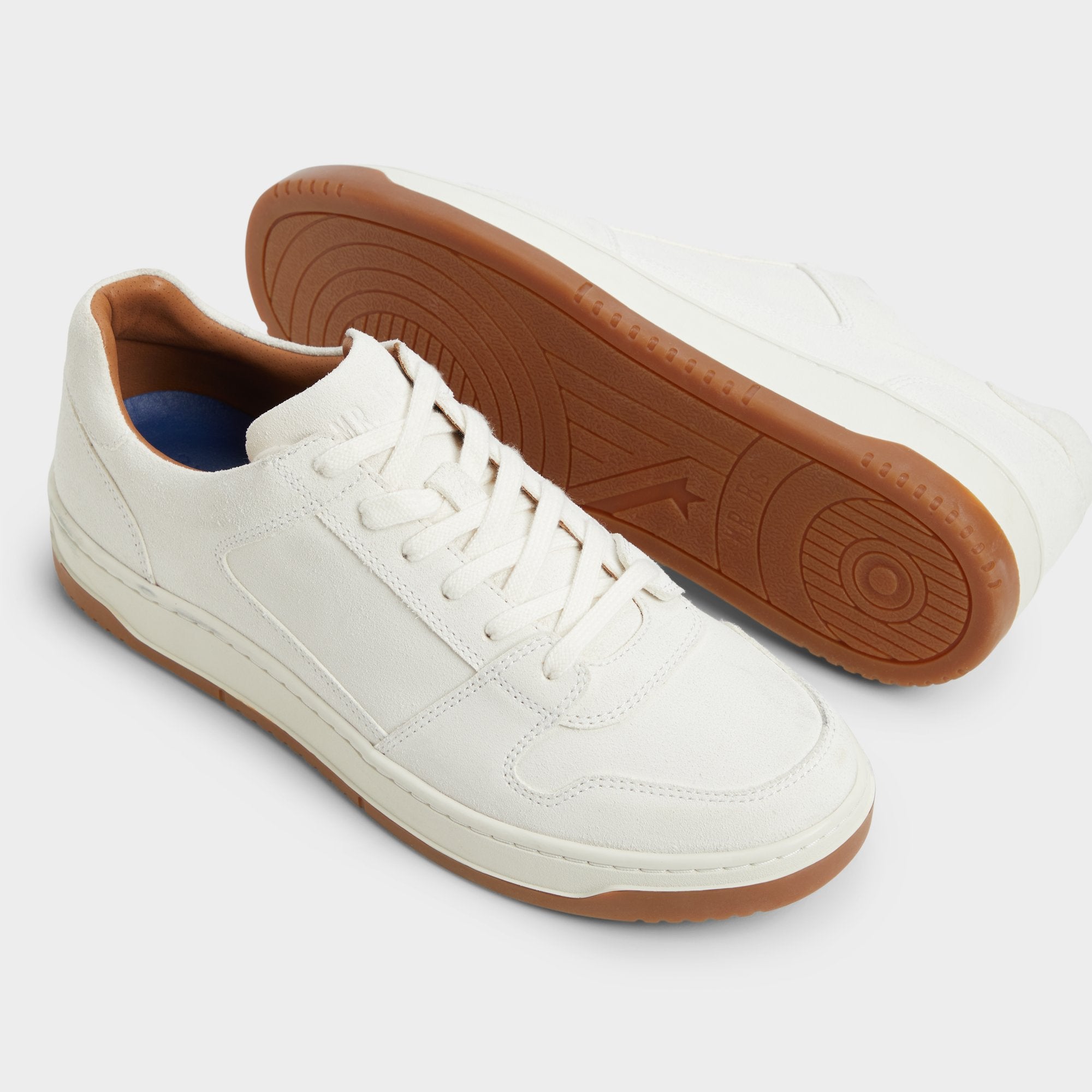 Aldo Ludlow White Leather Suede Men's Low top - Low top sneaker White