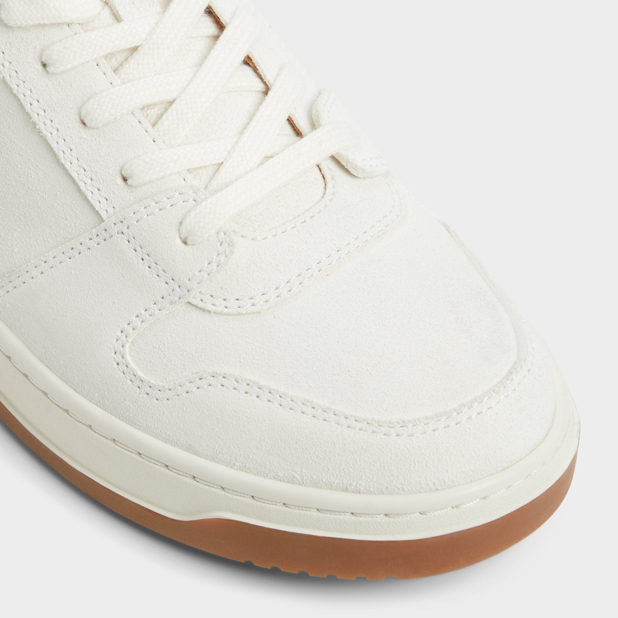 Aldo Ludlow White Leather Suede Men's Low top - Low top sneaker White