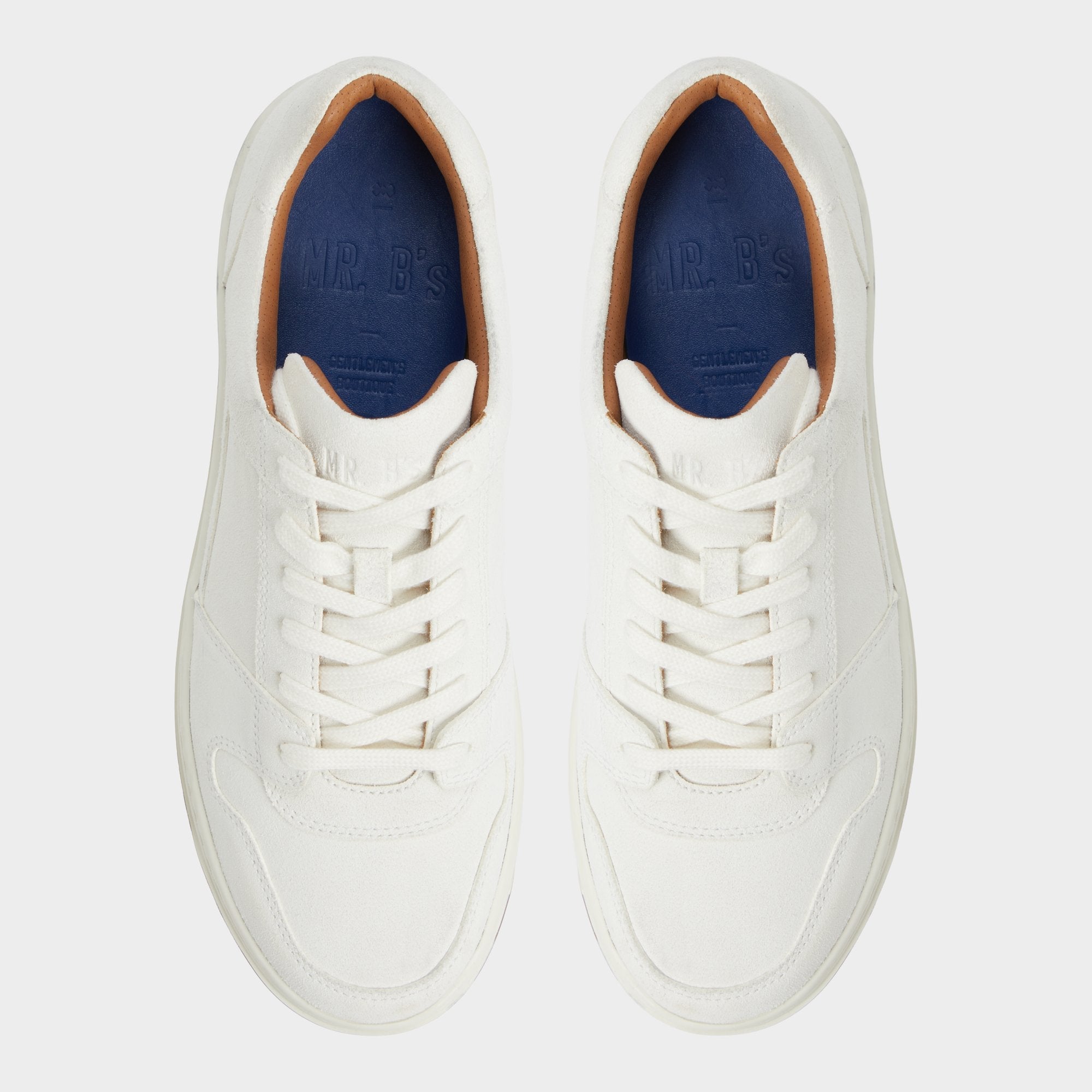 Aldo Ludlow White Leather Suede Men's Low top - Low top sneaker White
