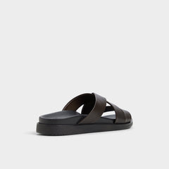 Aldo Kairo Dark Brown Men's Sandals & Slides - Slide sandal Dark Brown