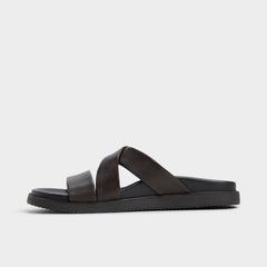 Aldo Kairo Dark Brown Men's Sandals & Slides - Slide sandal Dark Brown
