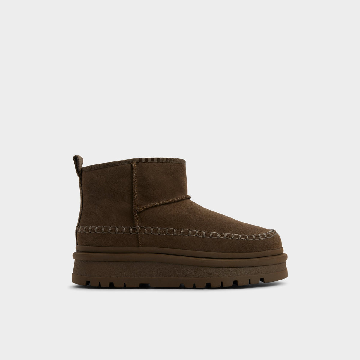 Aldo Milanie in Dark Green - Ankle boot, Lug sole Dark Green