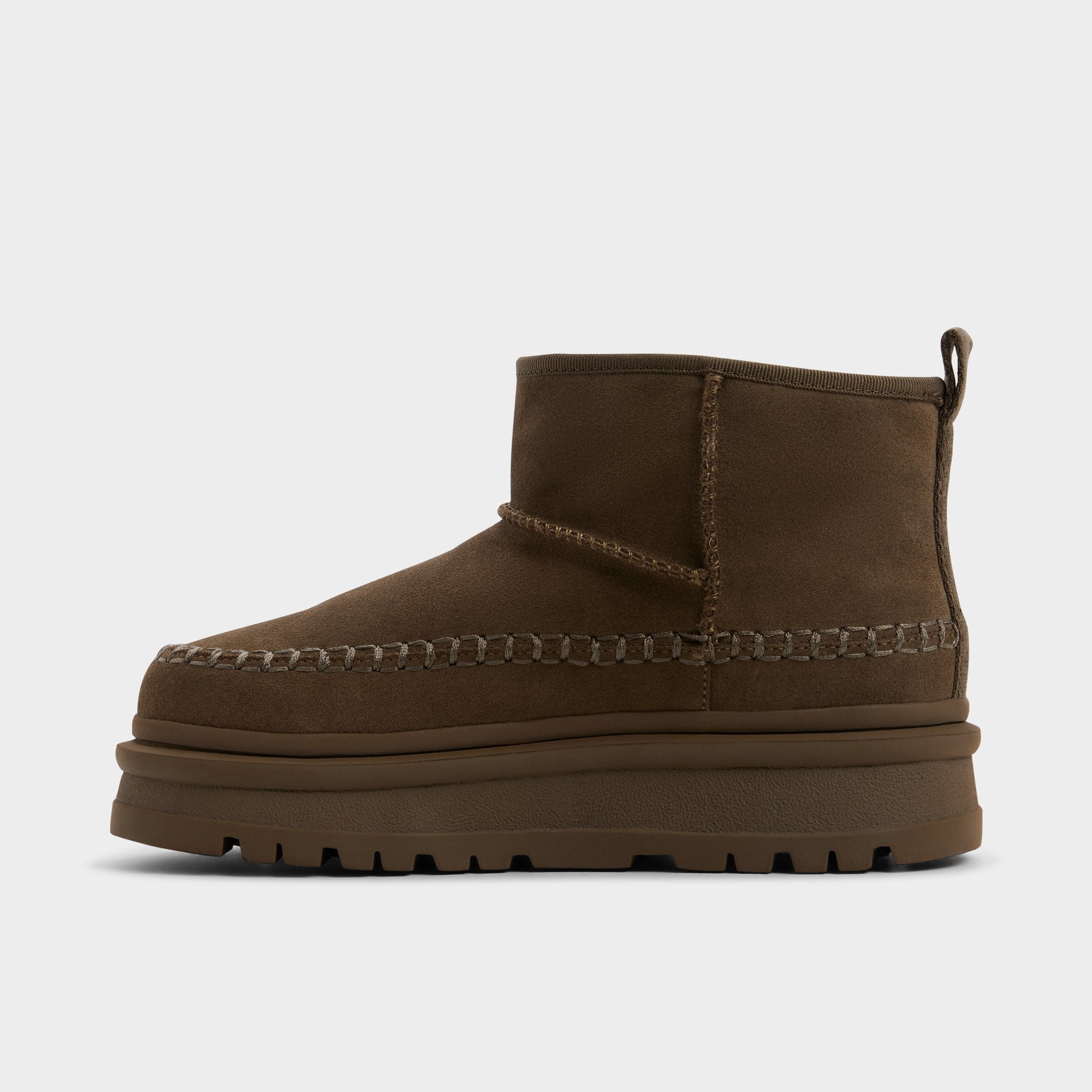 Aldo Milanie in Dark Green - Ankle boot, Lug sole Dark Green
