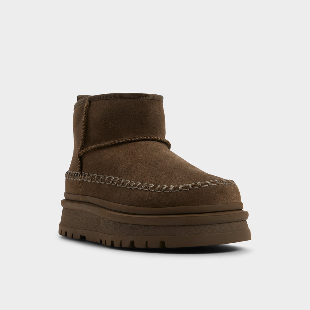 Aldo Milanie in Dark Green - Ankle boot, Lug sole Dark Green