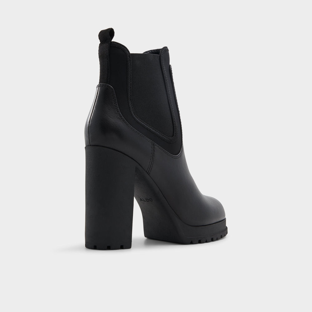 Aldo Bold Black Women's Ankle boots - Ankle boot, Lug sole Black