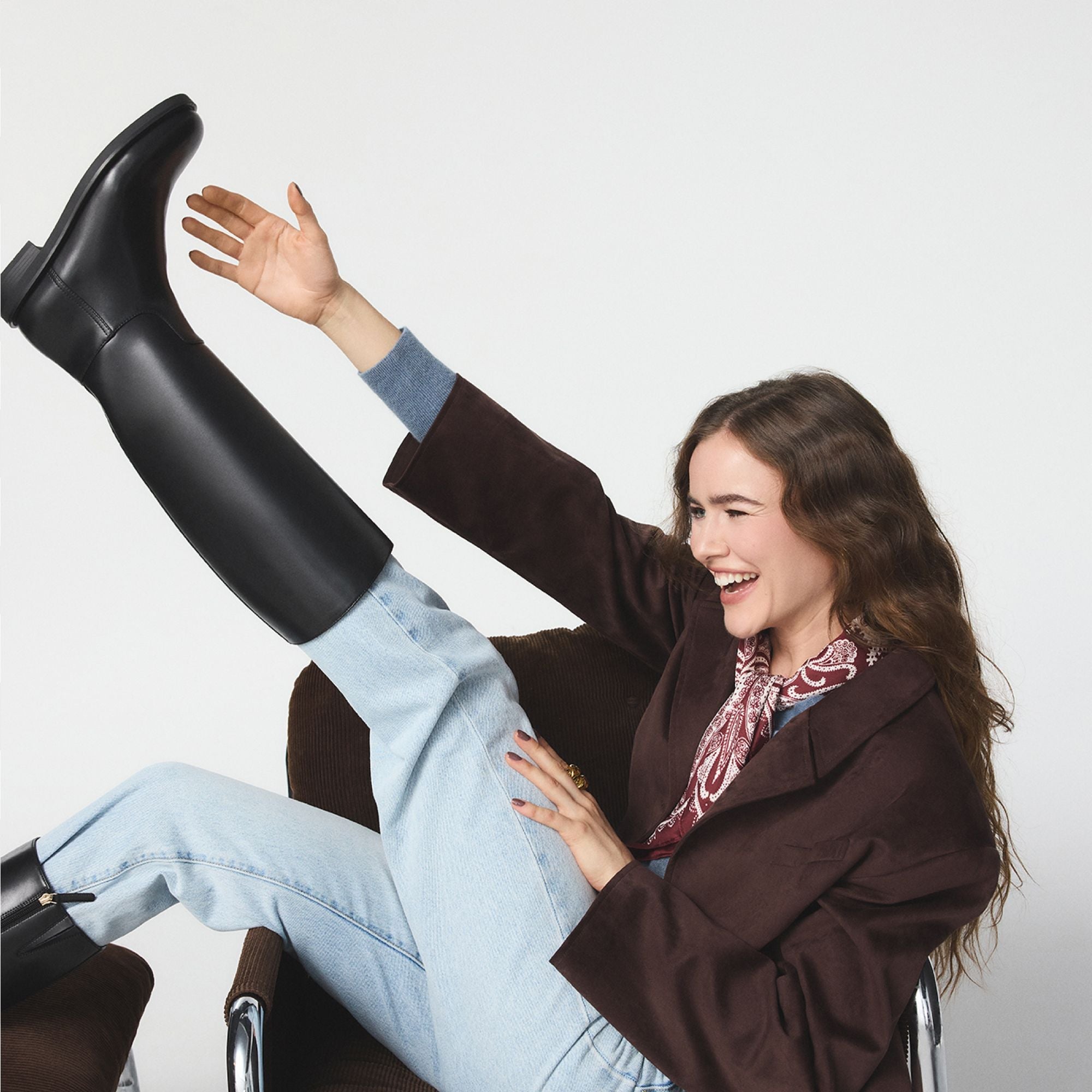 Aldo Charley in Black - Knee-high boot, Cup sole Black