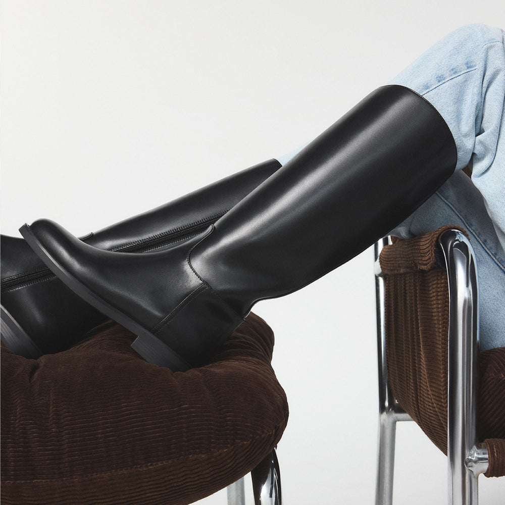 Aldo Charley in Black - Knee-high boot, Cup sole Black