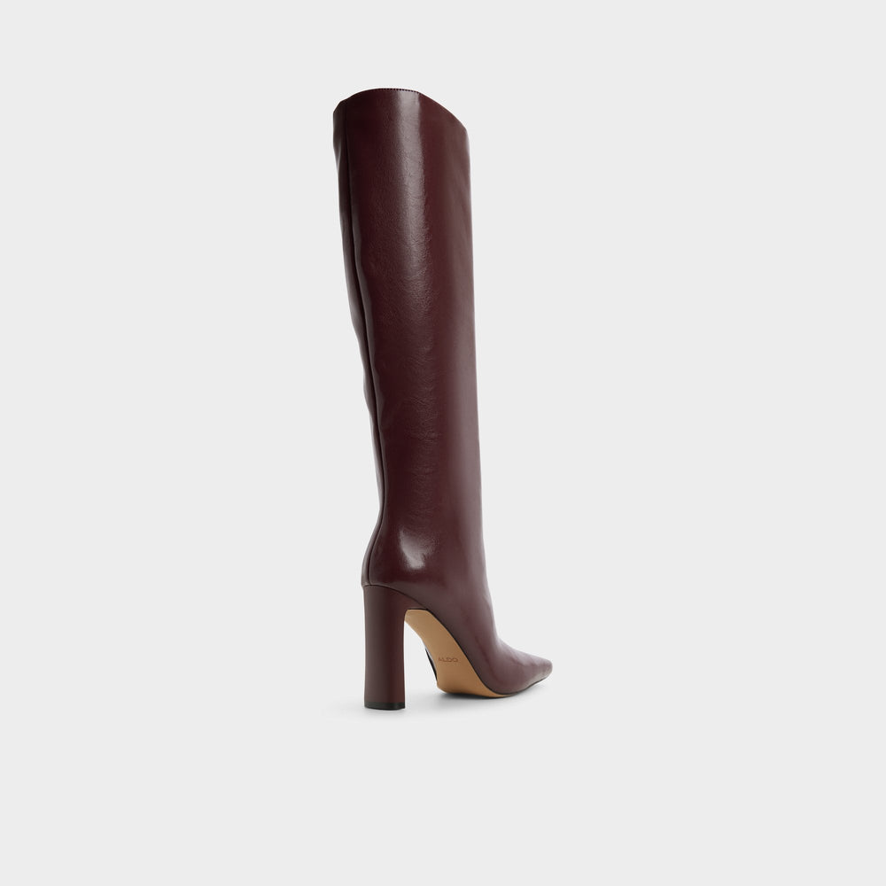 Aldo Elyne in Burgundy - Knee-high boot Burgundy