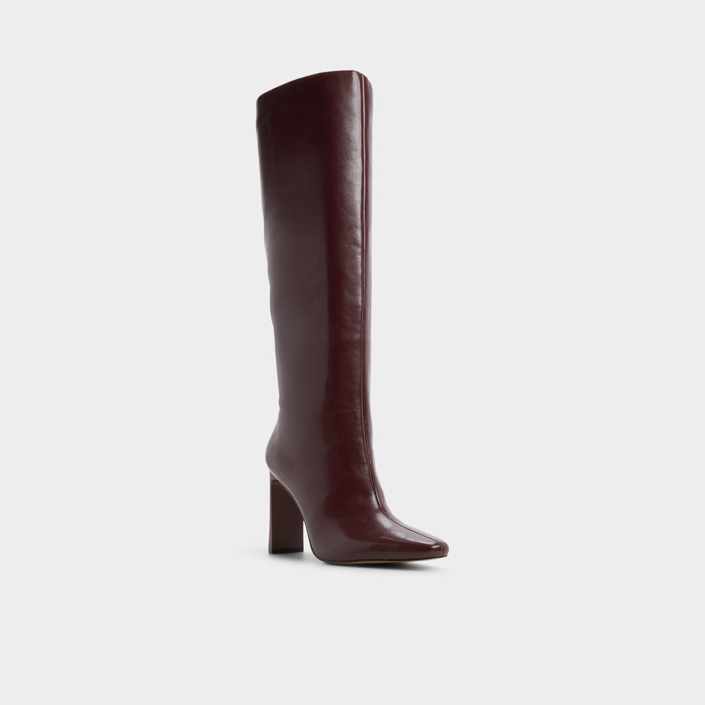 Aldo Elyne in Burgundy - Knee-high boot Burgundy
