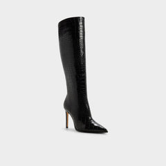 Aldo Alabrenda - Knee-high boot, Stiletto heel Black