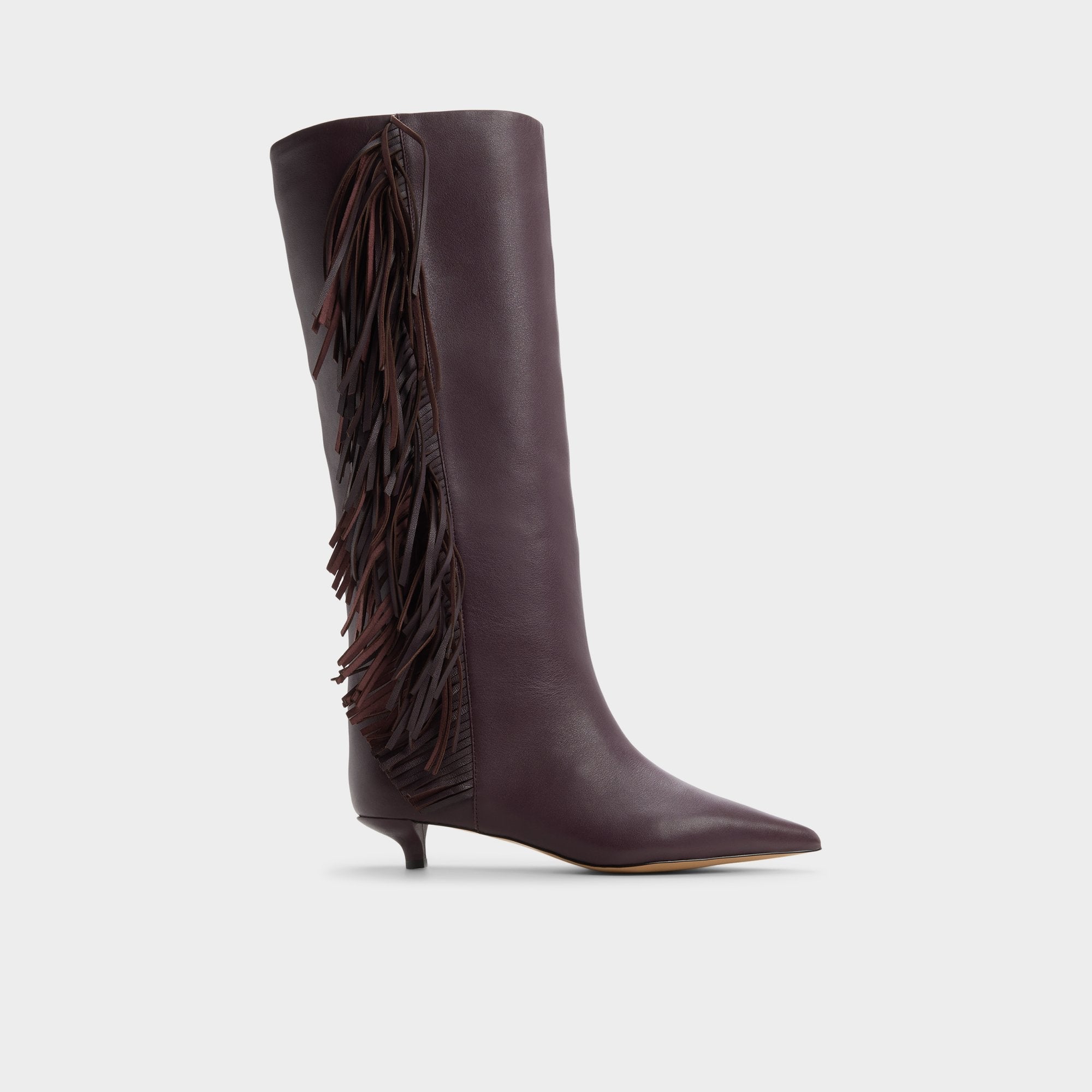 Aldo Gabelio in Bordo - Knee-high boot, Kitten heel Bordo