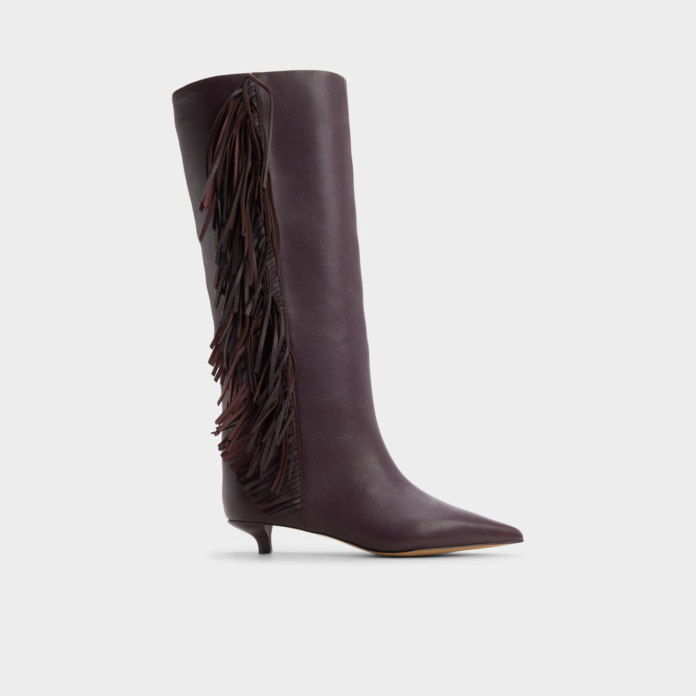 Aldo Gabelio in Bordo - Knee-high boot, Kitten heel Bordo