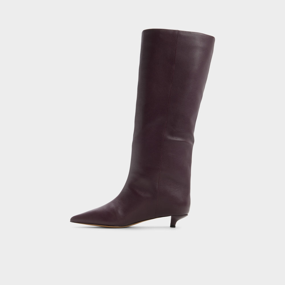 Aldo Gabelio in Bordo - Knee-high boot, Kitten heel Bordo