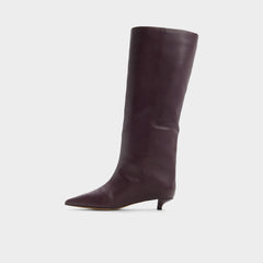 Aldo Gabelio in Bordo - Knee-high boot, Kitten heel Bordo
