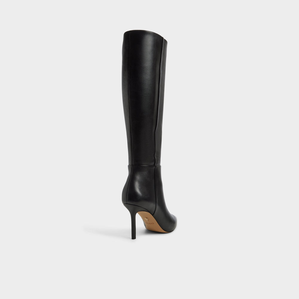 Aldo Saphiria in Black - Knee-high boot, Stiletto heel Black