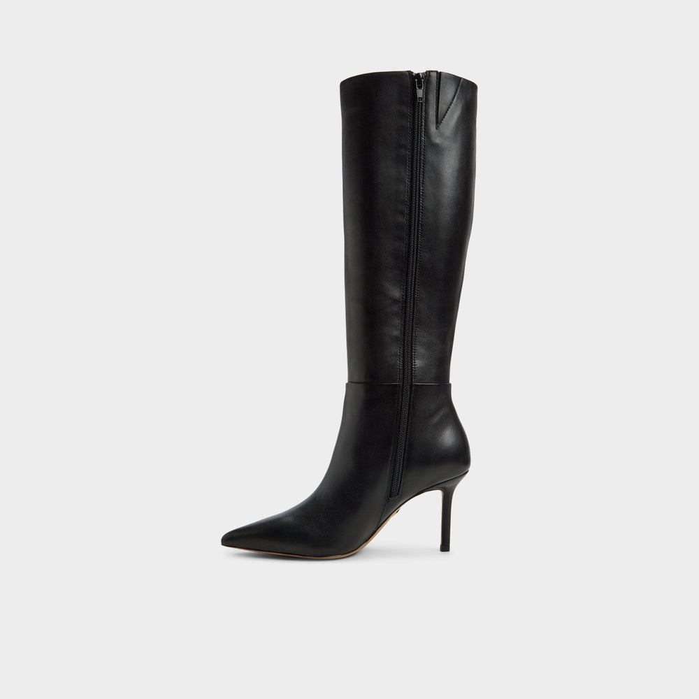 Aldo Saphiria in Black - Knee-high boot, Stiletto heel Black