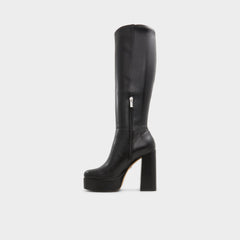 Aldo Albie Black Women's Tall Boots - Knee-high boot, Platform Black