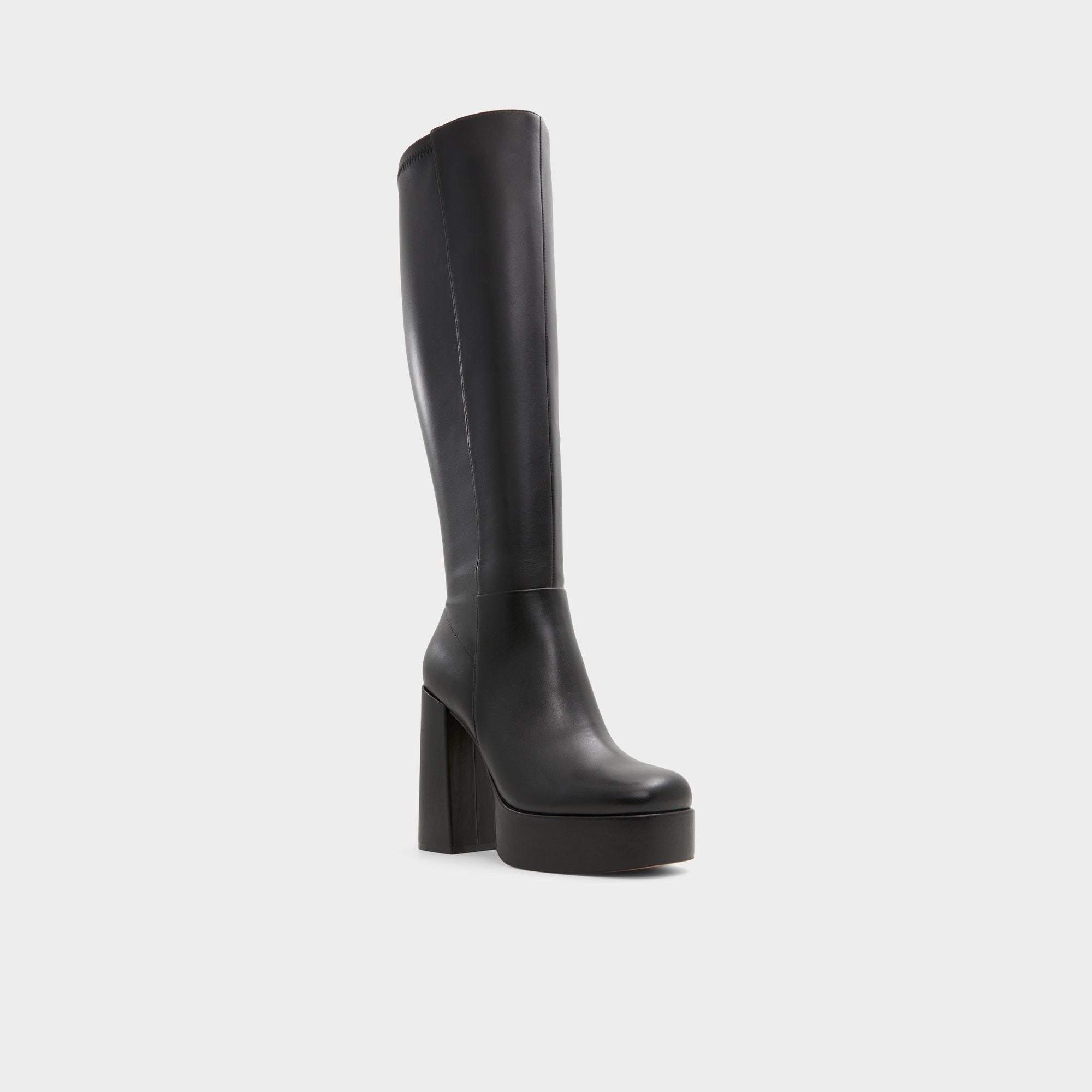 Aldo Albie Black Women's Tall Boots - Knee-high boot, Platform Black