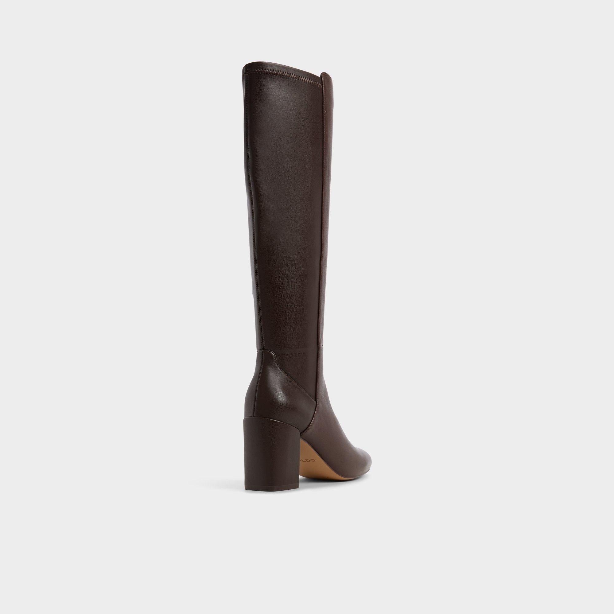 Aldo Satori Brown Overflow Women's Tall Boots - Knee-high boot, Block heel Brown overflow
