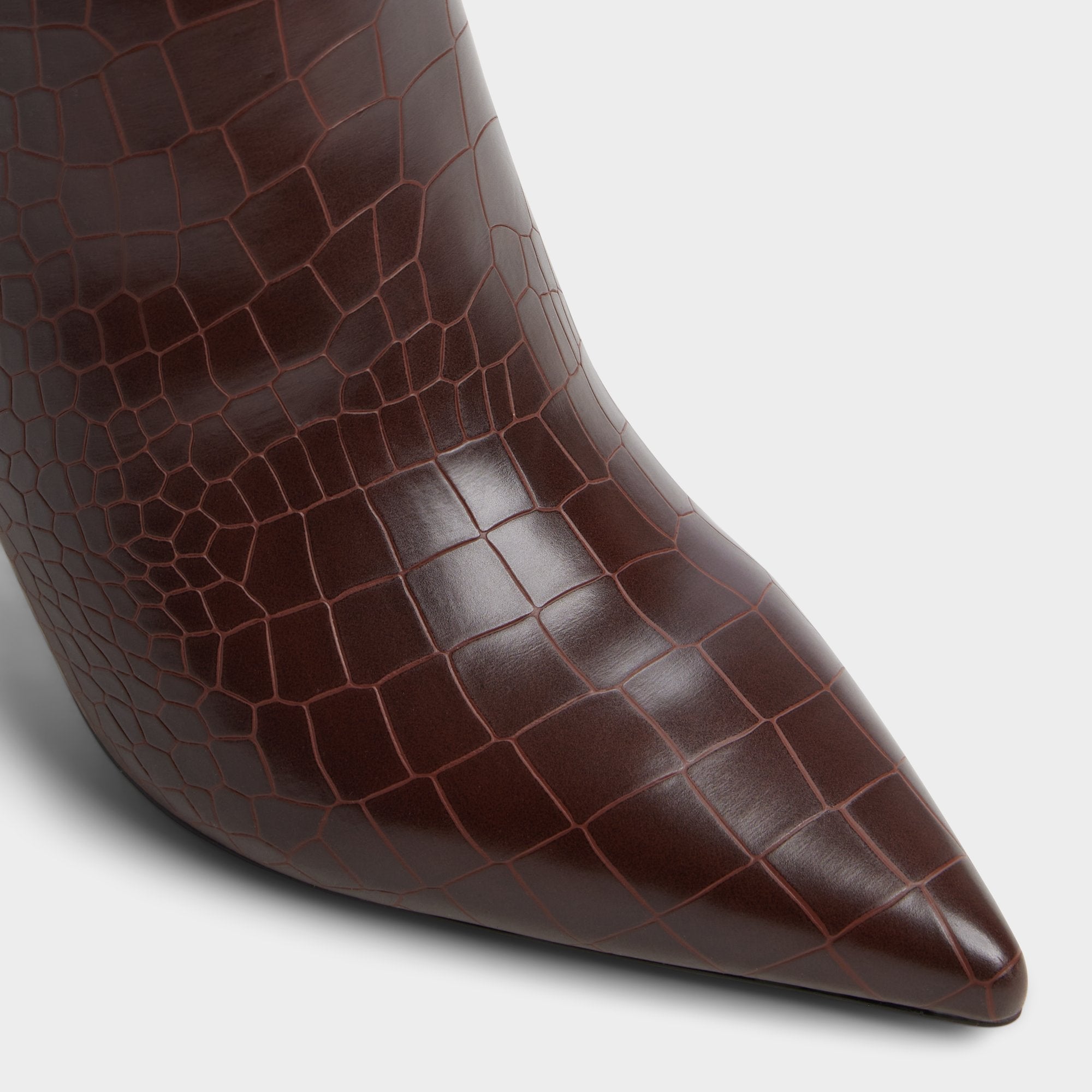Aldo Saphiria Dark Brown Women's Tall Boots - Knee-high boot, Stiletto heel Dark brown