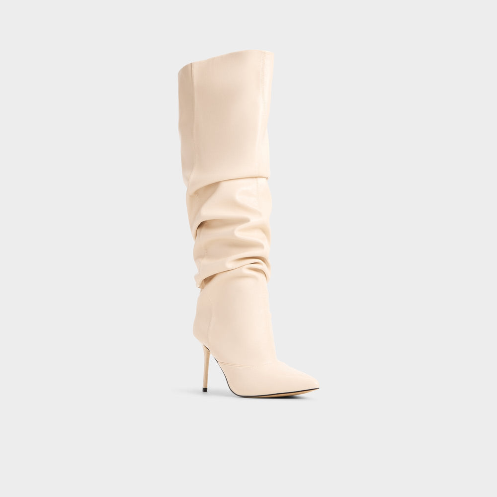 Aldo Daroba in Cream - Over-the-knee boot, Stiletto heel Cream